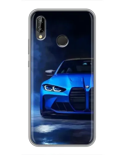 Чохол для Huawei P20 Lite (ANE-L02) з картинкою «Блакитна BMW M4»