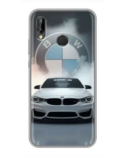 Чохол для Huawei P20 Lite (ANE-L02) з картинкою «BMW в білому диму» Чохол для Huawei P20 Lite (ANE-L02) з картинкою «BMW в білому диму»