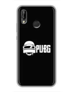 Чехол для Huawei P20 Lite (ANE-L02) с картинкой «PUBG — классический лого»