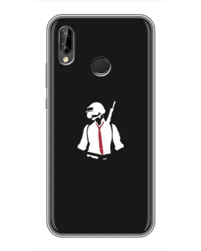 Чехол для Huawei P20 Lite (ANE-L02) с картинкой «PUBG — силуэт воина» Чехол для Huawei P20 Lite (ANE-L02) с картинкой «PUBG — силуэт воина»