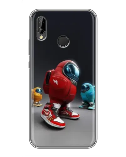 Чехол для Huawei P20 Lite (ANE-L02) с картинкой «Among Us — 3D стиль»