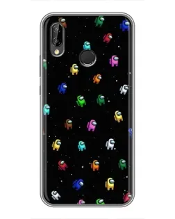 Чехол для Huawei P20 Lite (ANE-L02) с картинкой «Экипаж Among Us»