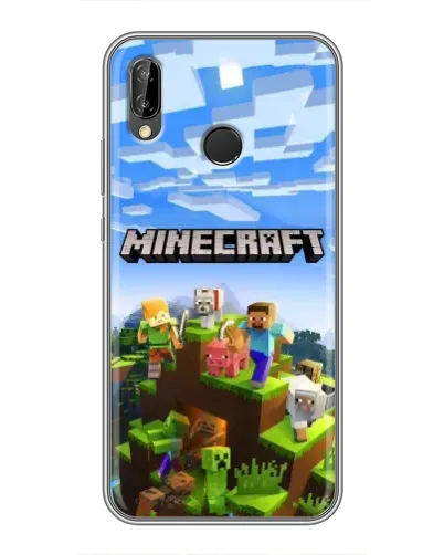 Чехол для Huawei P20 Lite (ANE-L02) с картинкой «Minecraft классический мир» Чехол для Huawei P20 Lite (ANE-L02) с картинкой «Minecraft классический мир»