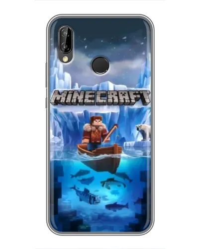 Чехол для Huawei P20 Lite (ANE-L02) с картинкой «Minecraft ледяной мир» Чехол для Huawei P20 Lite (ANE-L02) с картинкой «Minecraft ледяной мир»