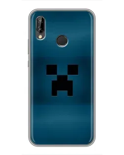 Чехол для Huawei P20 Lite (ANE-L02) с картинкой «Крипер текстура»