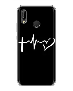 Чехол для Huawei P20 Lite (ANE-L02) с картинкой «Пульс веры»