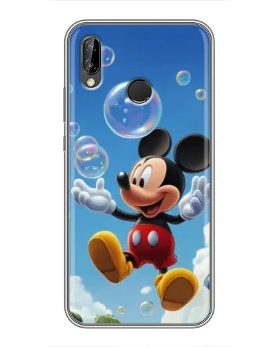 Чохол для Huawei P20 Lite (ANE-L02) з картинкою «Mickey та мильні бульбашки»
