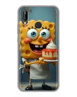 Чохол для Huawei P20 Lite (ANE-L02) з картинкою «Кухар Спанч Боб»