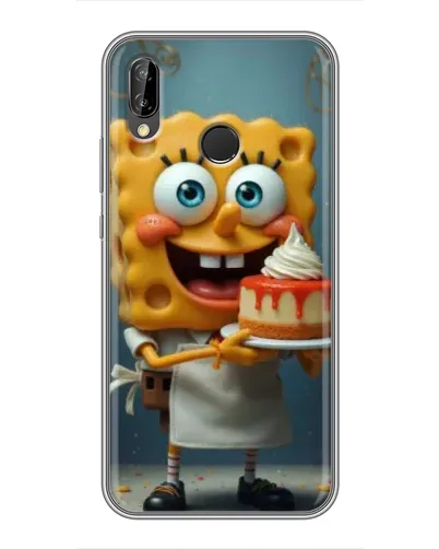 Чохол для Huawei P20 Lite (ANE-L02) з картинкою «Кухар Спанч Боб»