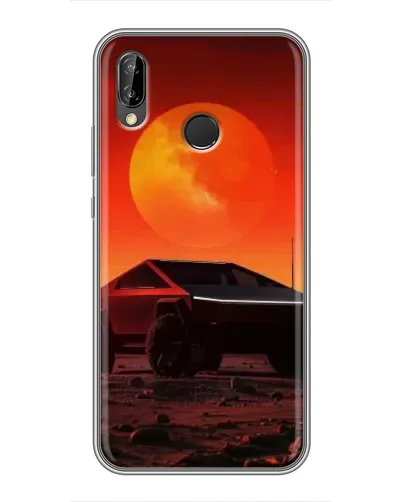Чохол для Huawei P20 Lite (ANE-L02) з картинкою «Cybertruck на Марсі»