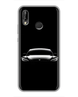 Чохол для Huawei P20 Lite (ANE-L02) з картинкою «Фари Tesla Night»