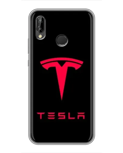 Чохол для Huawei P20 Lite (ANE-L02) з картинкою «Tesla Red Logo»