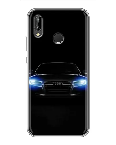 Чехол для Huawei P20 Lite (ANE-L02) с картинкой «Audi в неоне»