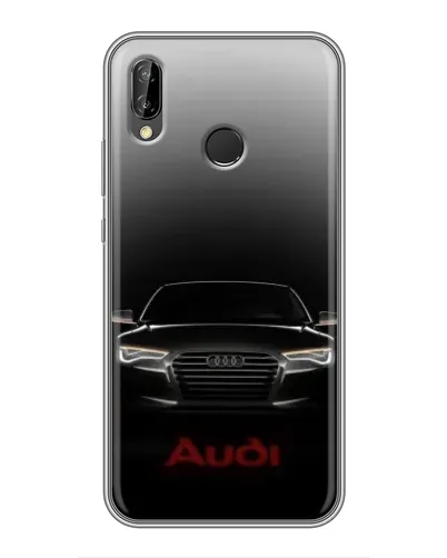 Чехол для Huawei P20 Lite (ANE-L02) с картинкой «Audi — градиентный контур»