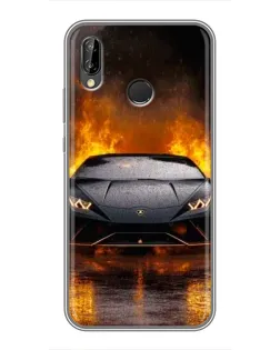Чохол для Huawei P20 Lite (ANE-L02) з картинкою «Lamborghini у вогні» Чохол для Huawei P20 Lite (ANE-L02) з картинкою «Lamborghini у вогні»