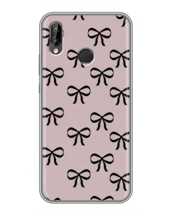Чохол для Huawei P20 Lite (ANE-L02) з картинкою «Чорні бантики»