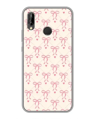 Чохол для Huawei P20 Lite (ANE-L02) з картинкою «Рожеві бантики Coquette»