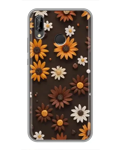 Чехол для Huawei P20 Lite (ANE-L02) с картинкой «Узор из маленьких подсолнухов» Чехол для Huawei P20 Lite (ANE-L02) с картинкой «Узор из маленьких подсолнухов»