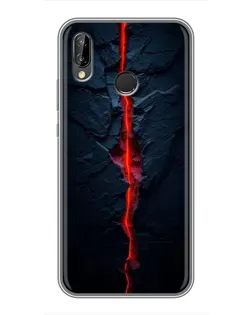 Чехол для Huawei P20 Lite (ANE-L02) с картинкой «Kрасная лавовая трещина» Чехол для Huawei P20 Lite (ANE-L02) с картинкой «Kрасная лавовая трещина»