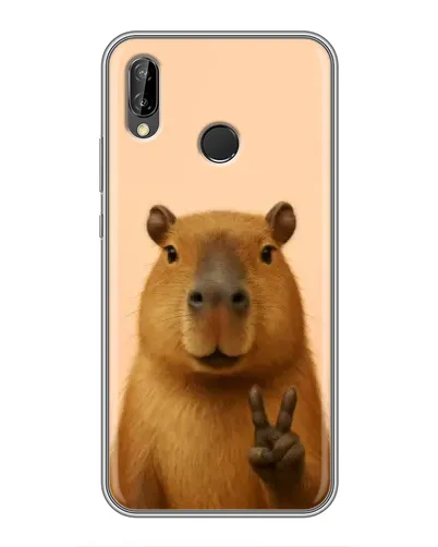 Чохол для Huawei P20 Lite (ANE-L02) з картинкою «Капібара вікторія»