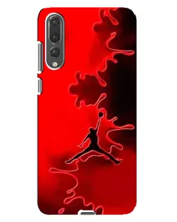 Чохол для Huawei P20 Pro (CLT-L04) з картинкою «Jordan Red Smoke»