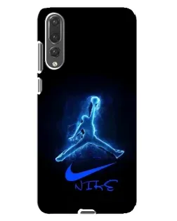 Чохол для Huawei P20 Pro (CLT-L04) з картинкою «Jordan Neon Blue»