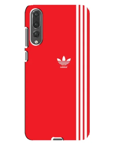 Чохол для Huawei P20 Pro (CLT-L04) з картинкою «Червоний мінімалізм Adidas»