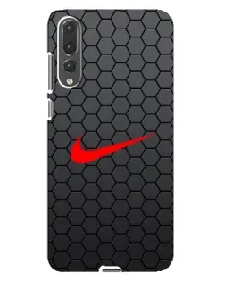 Чохол для Huawei P20 Pro (CLT-L04) з картинкою «Nike — карбонова сітка»