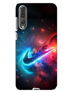 Чохол для Huawei P20 Pro (CLT-L04) з картинкою «Вогняний логотип Nike»