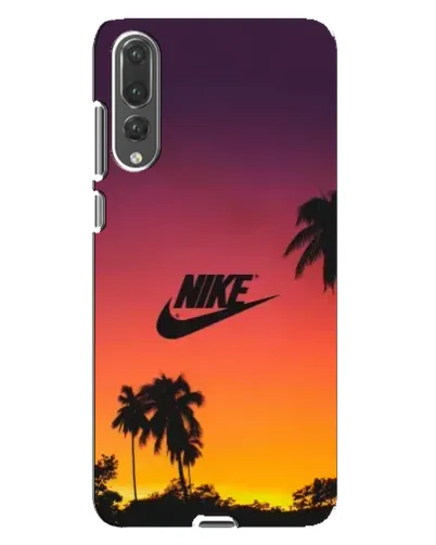 Чохол для Huawei P20 Pro (CLT-L04) з картинкою «Nike на заході сонця»