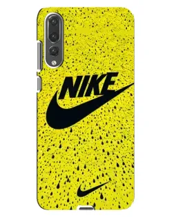 Чохол для Huawei P20 Pro (CLT-L04) з картинкою «Жовтий текстурний Nike»