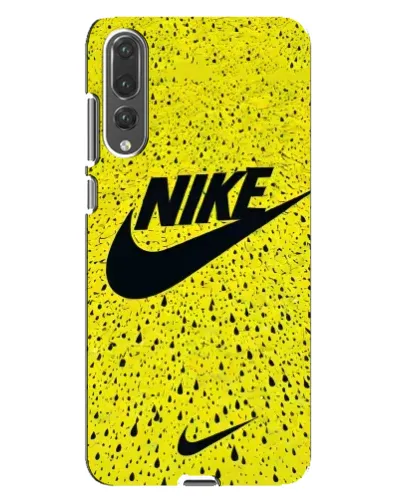 Чохол для Huawei P20 Pro (CLT-L04) з картинкою «Жовтий текстурний Nike»