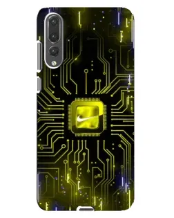 Чохол для Huawei P20 Pro (CLT-L04) з картинкою «Nike — золота іскра»