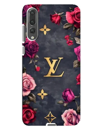 Чохол для Huawei P20 Pro (CLT-L04) з картинкою «Квітковий Louis Vuitton»