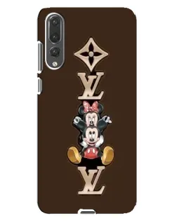 Чохол для Huawei P20 Pro (CLT-L04) з картинкою «LV та Міккі Маус»