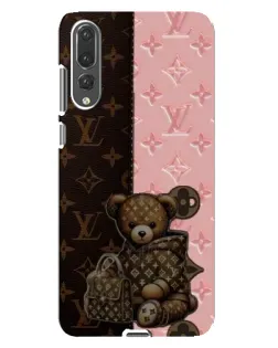 Чохол для Huawei P20 Pro (CLT-L04) з картинкою «Ведмедик у стилі LV»