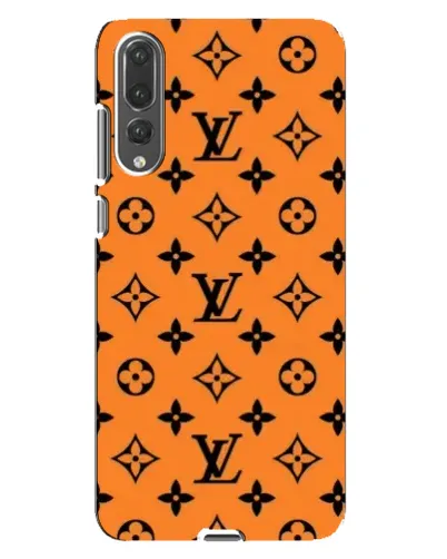 Чохол для Huawei P20 Pro (CLT-L04) з картинкою «Помаранчевий стиль LV»