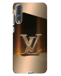 Чохол для Huawei P20 Pro (CLT-L04) з картинкою «LV — золоте сяйво»