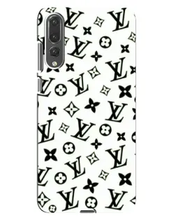 Чохол для Huawei P20 Pro (CLT-L04) з картинкою «Монохромний хаос LV»