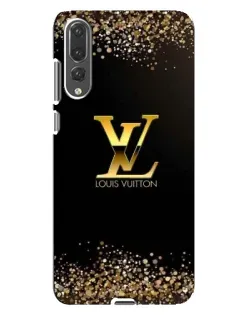 Чохол для Huawei P20 Pro (CLT-L04) з картинкою «LV — золоті іскри»