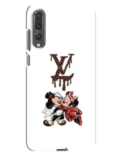 Чохол для Huawei P20 Pro (CLT-L04) з картинкою «LV та Міккі Маус»