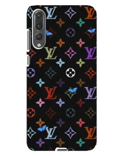 Чохол для Huawei P20 Pro (CLT-L04) з картинкою «Кольорова монограма LV»