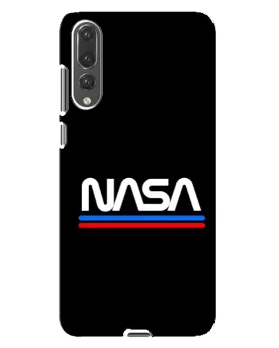 Чохол для Huawei P20 Pro (CLT-L04) з картинкою «NASA — класика Red Blue»