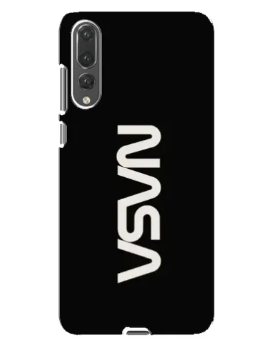 Чохол для Huawei P20 Pro (CLT-L04) з картинкою «NASA — вертикальний логотип»