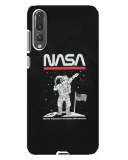 Чохол для Huawei P20 Pro (CLT-L04) з картинкою «NASA — крокуємо по Місяцю»