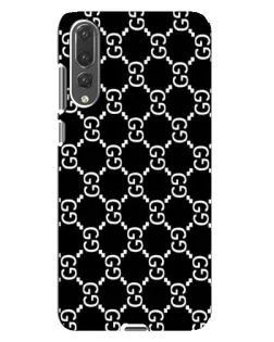 Чохол для Huawei P20 Pro (CLT-L04) з картинкою «Gucci — сітчастий паттерн»