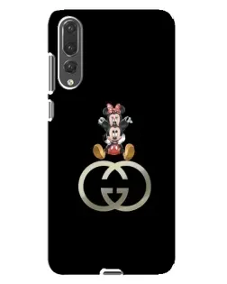Чохол для Huawei P20 Pro (CLT-L04) з картинкою «Мінні Маус на лого»