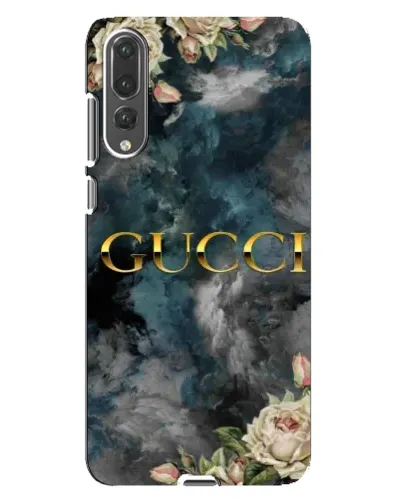 Чохол для Huawei P20 Pro (CLT-L04) з картинкою «Абстрактні квіти Gucci» Чохол для Huawei P20 Pro (CLT-L04) з картинкою «Абстрактні квіти Gucci»