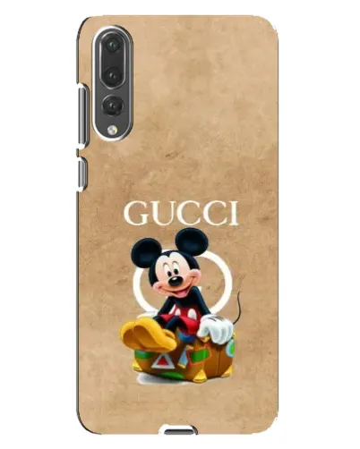 Чохол для Huawei P20 Pro (CLT-L04) з картинкою «Міккі Маус Gucci — крафт» Чохол для Huawei P20 Pro (CLT-L04) з картинкою «Міккі Маус Gucci — крафт»