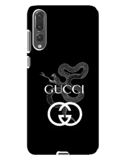 Чохол для Huawei P20 Pro (CLT-L04) з картинкою «Gucci — срібна змія»